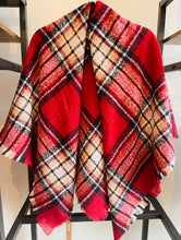 Load image into Gallery viewer, Plaid Wrap Scarf